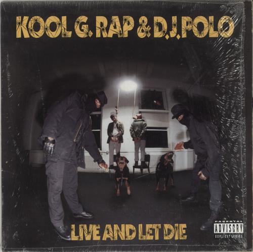 Kool G Rap Live And Let Die US vinyl LP album (LP record